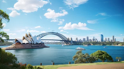 Fototapete Sydney Stunning view of Sydney Harbour