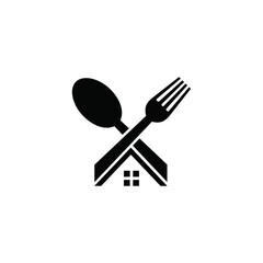 Restaurant logo design for company brand symbol