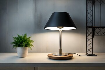 lamp on the table generated by AI