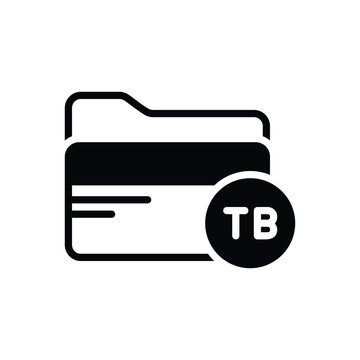 recommend clip art: Black solid icon for tb folder