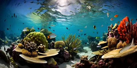 coral reef with fish © sam