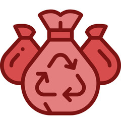 recycling two tone icon