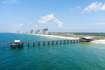 The Gulf State Pier in Gulf Shores, Alabama