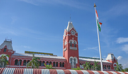 Chennai Central railway station - obrazy, fototapety, plakaty