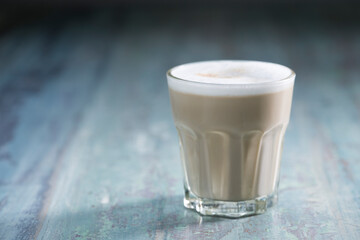 Glass of Latte Coffee