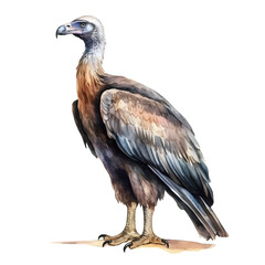 Fototapeta premium vulture on white