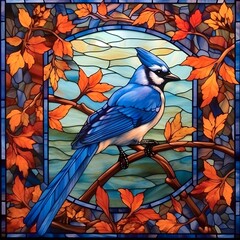 Obraz premium bird on a tree