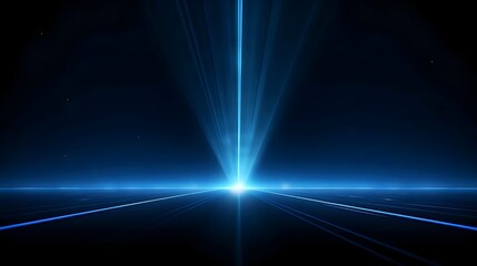 Blue spectrum lights with black background. 8k resolution. Best for wide banner, poster, header website, social media, editing video, background presentation, promotion and more