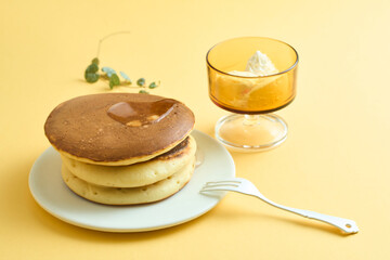 パンケーキとアイス　pancake