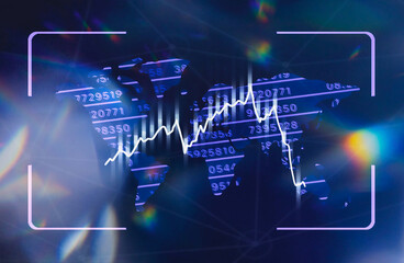 a crash is shown on a platter indicating the risks of investments on the stock market