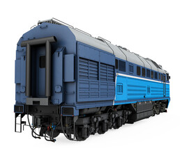 Diesel Locomotive Train Isolated