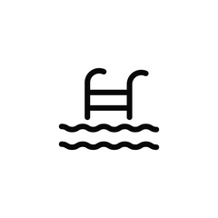 Swimming Recreation Icons: Latest Collection, Pool icon vector design trendy