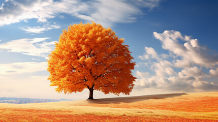 Obraz na płótnie Canvas Autumn nature landscape