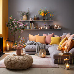 Mellow Yellow: A Living Room Oasis for Interior Creativity, Where the Soothing Shades of Yellow Inspire Serenity and Imagination