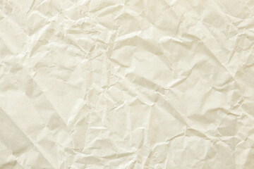 Abstract old white crumpled and creased recycle paper texture background