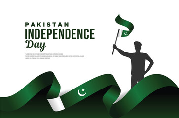 Pakistan Independence Day Banner Design