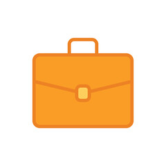 briefcase sign symbol vector glyph color icon