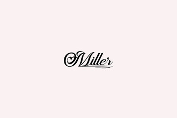 
The Miller name signature: A graceful, elegant, and precise representation exuding sophistication and professionalism.