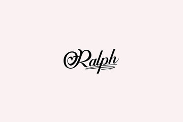 The Ralph name signature: A timeless, refined representation exuding tradition and reliability.