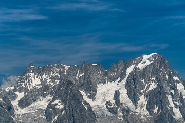 From Dent du Géant to Grandes Jorasses, the Mont Blanc massif