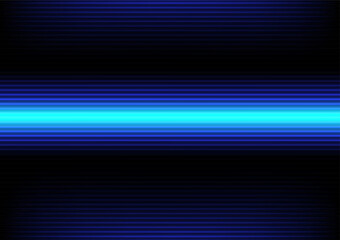 Abstract background blue neon laser light