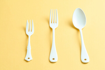 スプーンとフォーク　spoon and fork
