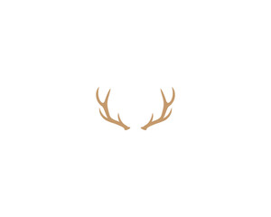 Antler logo, Deer logo, Wild animal, Deerhorn logo illustration vector