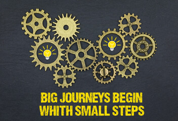Big journeys begin with small steps	