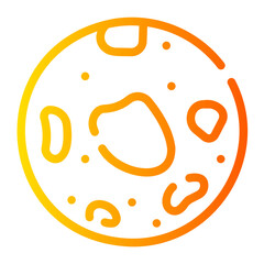 mercury Line Gradient Icon