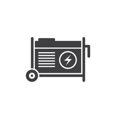 illustration of generator, vector art.