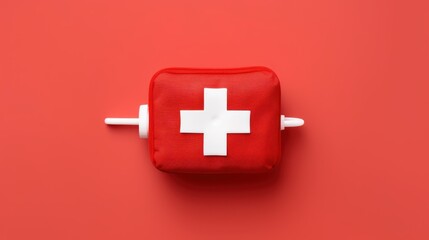 Obraz premium Medical Equipment, Wellness and Health Care Concept, Life insurance. Generative Ai