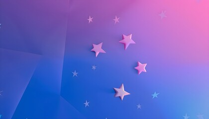 background with stars, blue and pink abstract background with stars, wallpaper illustration, star, christmas, pattern, stars, design, illustration,, wallpaper, background , art, blue, AI Generated