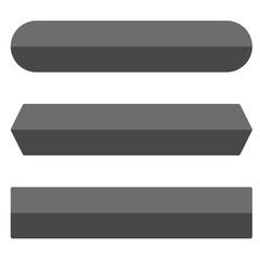 blank button element design, blank banner design 