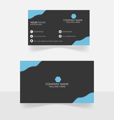  Corporate visiting card.  Visiting card template 