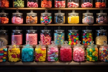 Candy store bright. Generate Ai