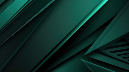 Modern dark green abstract background. Generative Ai