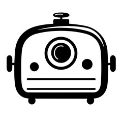 Photo camera doodle icon