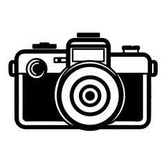 Photo camera doodle icon