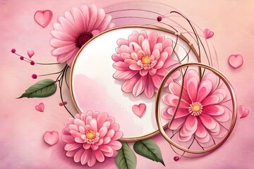 pink flower background