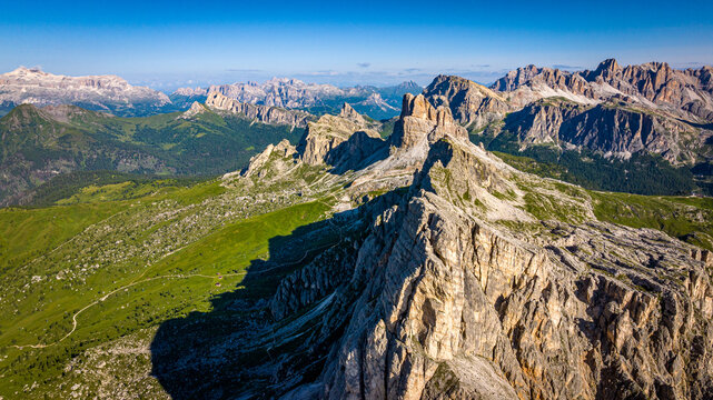 Landscape with sky and clouds, Secede, Dolomity