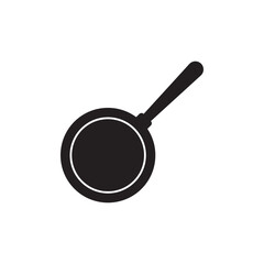 frying pan icon vector