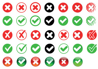 Set of Consent Icons