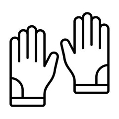 Obraz premium Gloves Icon