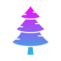 Fototapeta premium Pine Tree Icon