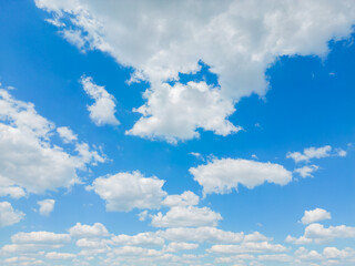 Obraz na płótnie Canvas Summer blue sky cloud gradient light white background. Beauty clear cloudy in sunshine calm bright winter air bacground. Gloomy vivid cyan landscape in environment day horizon skyline view spring wind