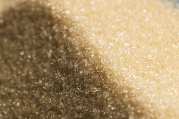 Close up of sand grains and copy space background