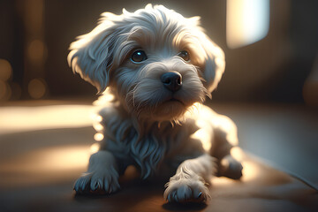 jack russell terrier puppy Generative AI