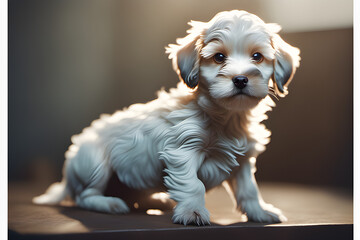 golden retriever puppy Generative AI