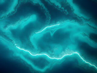 Beautiful abstract turquoise and white marble background textures. Generative AI, AI Generated.