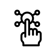 technology line icon